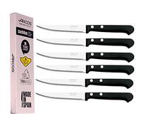 Arcos Lot de 6 couteaux de table en acier inoxydable avec scie à steak fabriqués en Espagne
