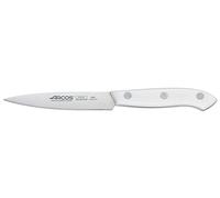 Arcos Montblanc - Couteau D'Office - Acier Inoxydable NITRUM 100 mm - Manche Polyoxyméthyléne (POM) Blanc