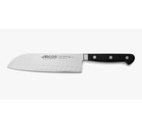 Arcos Opera - Couteau Santoku - Acier Inoxydable Forgé Nitrum 180 mm - Manche Pom Couleur Noir