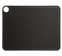 Arcos Planche à Découper Antibactérienne - Cuisine, Résistante au Lave-Vaisselle, Protège Couteaux, Fibre de Cellulose et Résine, 43x33 cm, Noir, Écologique et Durable