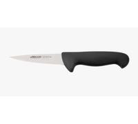 Arcos Couteau de boucher Série 2900 – Lame inox, manche polypropylène noir, système id. couleur, 7"