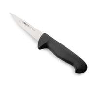 Arcos Série 2900 - Couteau de Boucher à Viande - Lame Acier Inoxydable - Manche Polypropylène Noir - Système Identification Couleur - Taille 7" - Résistant Durable - Couleur Noire