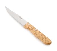 Arcos Serie Forest - Couteau à steak - Lame tranchant en acier inoxydable Nitrum de 125 mm - Manche en bois de chêne - Couleur marron