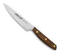 Arcos Serie Nordika - Couteau du Chef - Acier Inoxydable Nitrum - Lama de 140 mm de Longueur - Manche en Bois Ovengkol 100% Naturel FSC - Emballage 100% recyclé