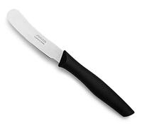 Arcos Série Nova - Couteau à Beurre 3" Lame en Acier Inoxydable Nitrum. Manche en Polypropylène Noir - Durable. Ergonomique et Hygiénique (7'')