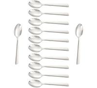 Arcos Série Toscana-Box Lot de 12 cuillères à Dessert Monobloc en Acier Inoxydable 18/10 et 180 mm Argenté