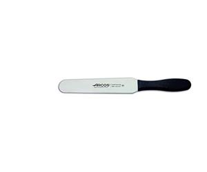 Arcos Séries 2900 - Boîte 6 pièces Spatule da Cuisine - Lame Acier Inoxydable Nitrum 200 mm - Manche Polypropylène Couleur Noir (6 pcs)