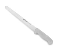 Arcos Séries 2900 - Couteau à Trancher Couteau à Jambon - Lame Acier Inoxydable Nitrum 300 mm - Manche Polypropylène Couleur Blanc