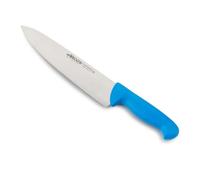 Arcos Séries 2900 - Couteau du Chef Couteau à Découper - Lame Acier Inoxydable Nitrum 250 mm - Manche Polypropylène Couleur Bleu