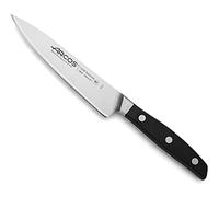 Arcos Series Manhattan - Couteau Chef - Lame Nitrum Acier Inoxydable Forgé 160 mm - Manche Polyoxyméthylène (POM) Couleur Noir (Lame soie)
