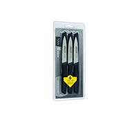 Arcos Séries Nova - Boîte 12 pièces Set Couteau D'Office Set Couteau à éplucher - Lame Acier Inoxydable Nitrum - Manche Polypropylène Couleur Noir (12 pcs)