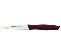 Arcos Séries Nova - Boîte 36 pièces Couteau Dentelé D'Office Couteau à Éplucher - Lame Acier Inoxydable Nitrum 100 mm - Manche Polypropylène Couleur Brun (36 pcs)