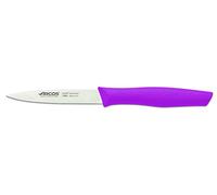 Arcos Séries Nova - Boîte 36 pièces Couteau D'Office Couteau à Éplucher - Lame Acier Inoxydable Nitrum 100 mm - Manche Polypropylène Couleur Rose (36 pcs)