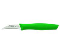 Arcos Séries Nova - Boîte 36 pièces Couteau D'Office Couteau à Éplucher - Lame Acier Inoxydable Nitrum 60 mm - Manche Polypropylène Couleur Vert (36 pcs)