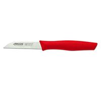 Arcos Séries Nova - Boîte 36 pièces Couteau D'Office Couteau à Éplucher - Lame Acier Inoxydable Nitrum 80 mm - Manche Polypropylène Couleur Rouge (36 pcs)