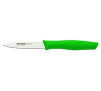 Arcos Séries Nova - Boîte 36 pièces Couteau D'Office Couteau à Éplucher - Lame Acier Inoxydable Nitrum 85 mm - Manche Polypropylène Couleur Vert (36 pcs)
