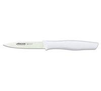 Arcos Séries Nova - Boîte 36 pièces Couteau D'Office Couteau à Éplucher - Lame Acier Inoxydable Nitrum 85 mm - Manche Polypropylène Couleur Blanc (36 pcs)