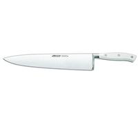 Arcos Séries Riviera Blanc - Couteau du Chef Couteau à Découper - Lame Acier Inoxydable Forgé Nitrum 300 mm - Manche Polyoxyméthylène (Pom) Couleur Blanc