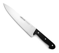 Arcos Couteau du Chef A280704 Universal Lame Acier Inoxydable Nitrum 250 mm Manche POM Noir