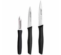ARCOS Set 3 couteaux de cuisine Noir - Nova