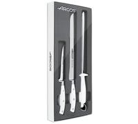 Arcos 807500 Lot de 3 désosseurs, à jambon et à narre, en acier inoxydable, blanc, 50 x 20 x 5 cm, 3 unités