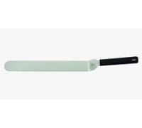 Arcos Spatule de Cuisine Professionnelle - Acier Inoxydable 25 cm - Manche Ergonomique Polypropylène Noir - Outil Essentiel pour Cuisiner et Servir