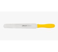 Arcos Spatule de Cuisine Professionnelle - Acier Inoxydable Nitrum 250 mm - Manche Polypropylène Jaune - Série 2900 - Durabilité et Précision de Coupe