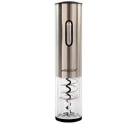 Arcos Tire-bouchon électrique en ABS – Batterie rechargeable, moderne et élégant en coffret Argent