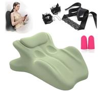 Arcova Pillow,Chiro Monk Couple Pillows, Memory Foam Wedge Pillows, Couple Deep Position Support Pillow, Ergonomic Multifunctional, 27° Perfect Position (Green)
