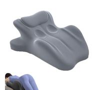 Arcova Sweet Spot Pillow - 27° Perfect Angle Memory Foam Wedge Cushion, Chiro Monk Couple Pillow, Keep The Passion Alive All Night, Enhances Experience for All Postures (Gray)