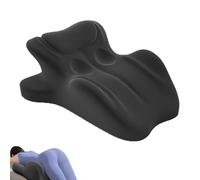 Arcova Sweet Spot Pillow - 27° Perfect Angle Memory Foam Wedge Cushion, Chiro Monk Couple Pillow, Keep The Passion Alive All Night, Enhances Experience for All Postures (Black)