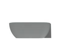 Arcqua Havana Baignoire demi-îlot - 170x80cm - droite - gris mat BAD455910