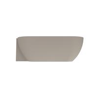 Arcqua Havana Baignoire demi-îlot - 170x80cm - gauche - argile mate BAD856519