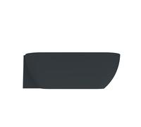 Arcqua Havana Baignoire semi-autoportante - 170x80cm - gauche - anthracite mat BAD468837