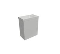 Arcqua Luna Ensemble fontaine 54.3x39.7x21.8cm Brillant Blanc avec fontaine effet marbre sans trop-plein mat blanc FNK103334