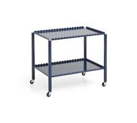 HAY Chariot de service Arcs Trolley Low Steel blue