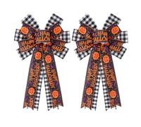 Arcs d'automne pour guirlandes, Flocons d'Halloween pour guirlandes - 2x grands arcs câblés pour guirlandes | Fournitures de fête d'Halloween fantôme d'araignée de , porte de maison rustique