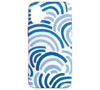 Arcs-en-Ciel Abstrait Bleu Layette, Fond Blanc Minimaliste Coque pour iPhone 16 Plus