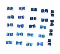 Arcs pour Poils d’Animaux avec élastiques |Nœuds Papillon Mignons pour Chiots, Chats, Lapins |Accessoires de toilettage Tendance pour Petits Animaux, Paquet de 24