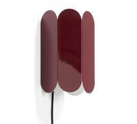 HAY Applique murale Arcs Wall Switch avec fiche Rouge Auburn