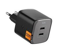 Spigen GaN III 452 Total 45W 2 Ports Double USB C Chargeur Mural PD PPS Bloc de Charge Adaptateur Compatible avec iPhone 14 Plus Pro Max 13 12 Mini iPad Air Pro Galaxy S23/S22 Note 20 Pixel et Plus