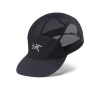 Arc'teryx - Casquette à visière courbée de trail - Norvan Mesh 5 Panel Black Arctic Silk - Taille S/M - Noir Noir S/M