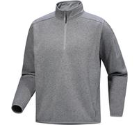 Arc'teryx - Polaire chaude demi-zippée - Covert 1/2 Zip M Cloud Heather/Void pour Homme en Laine - Taille S - Gris Gris S