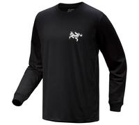 Arc'teryx - Kragg SL Cotton Bird Tile L/S - Haut à manches longues - S - black / arctic silk