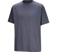 ARC'TERYX Kragg Sl Cotton Bird Word Ss - Homme - Bleu - taille M- modèle 2026