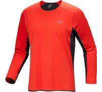ARC'TERYX Norvan Dw Logo Ls M - Homme - Rouge / Noir - taille L- modèle 2025