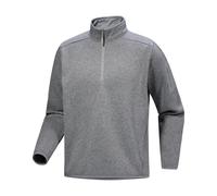 Arc'Teryx - Polaire chaude demi-zippée - Covert 1/2 Zip M Cloud Heather/Void pour Homme en Laine - Taille L - Gris Gris L