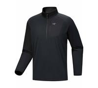 Arc'Teryx - Polaire polyvalente demi-zippée - Delta 1/2 Zip M Black pour Homme - Taille S - Noir Noir S