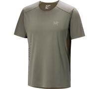 Arc'Teryx - T-shirt de trail/running - Norvan DW Logo SS M Forage/Tatsu pour Homme - Taille S - Gris Gris S