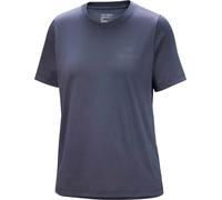 Arc'teryx - T-shirt d'escalade en coton - Kragg SL Cotton Emblem SS W Dk Stratus pour Femme en Coton - Taille L - Vert Vert L
